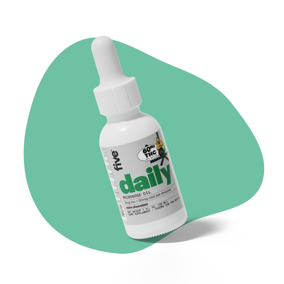 microdose mint chocolate 2mg thc drops