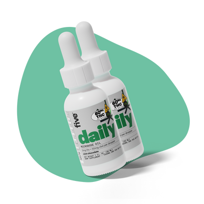 microdose mint chocolate 2mg thc drops