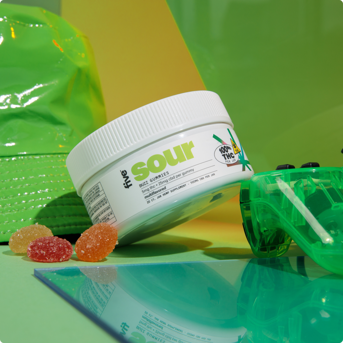 sour buzz cbd + thc gummies