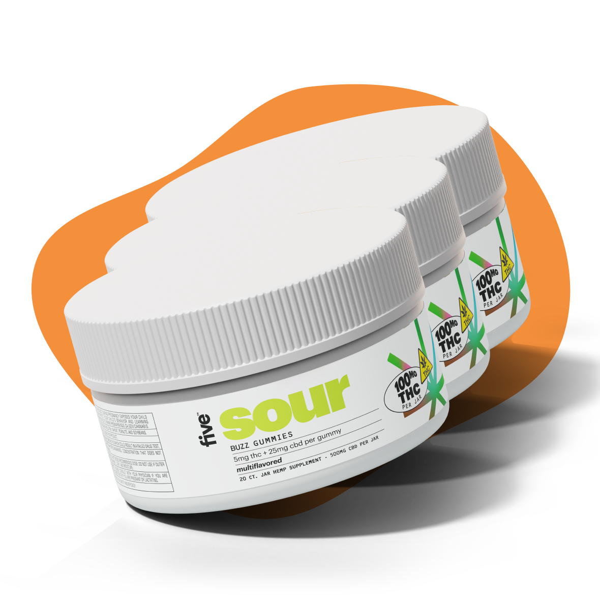 sour buzz cbd + thc gummies