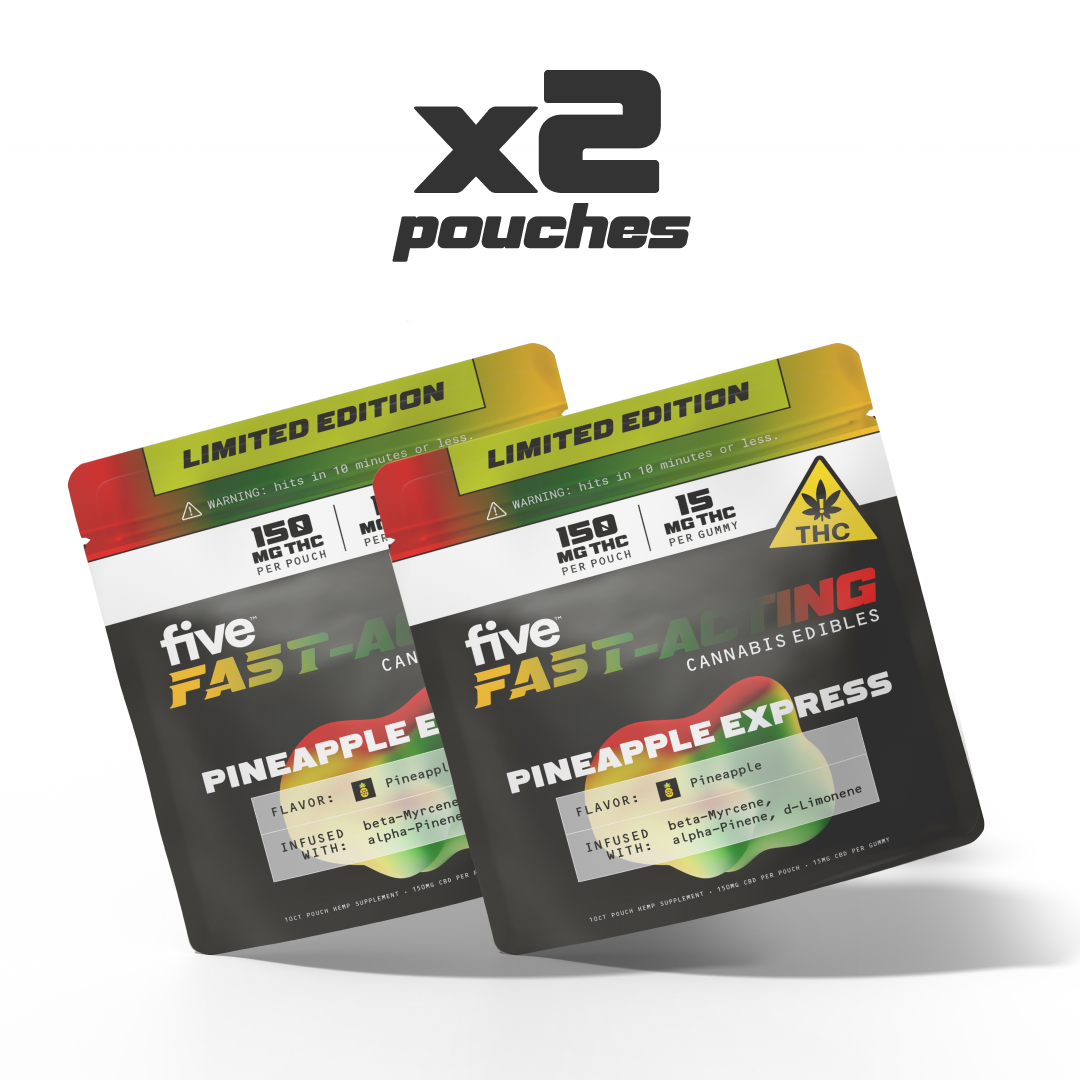 pineapple express fast-acting 15mg thc gummies