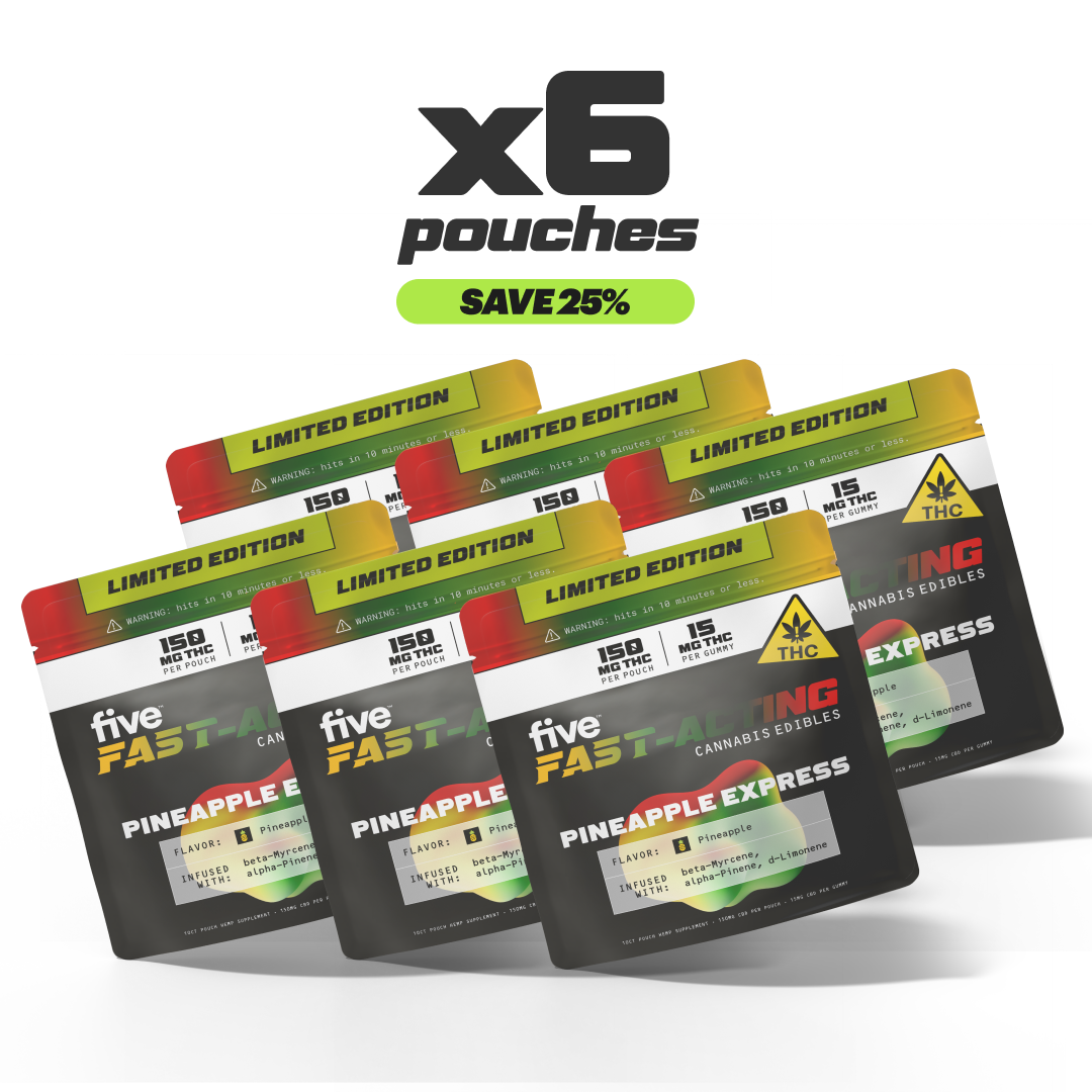 pineapple express fast-acting 15mg thc gummies